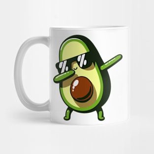 Dabbing Avocado Funny Vegan Mug